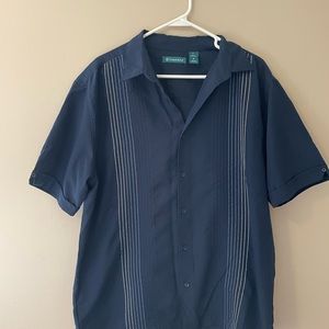 Mens Cubavera casual button down size L
